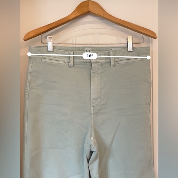 Gap wide Leg crop Girl Friend chino size 8 - Picture 13 of 17